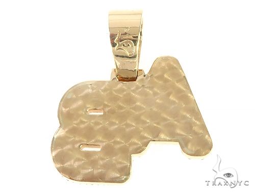 18K Gold AB Custom Shadow Pendant, photo 3 of 7