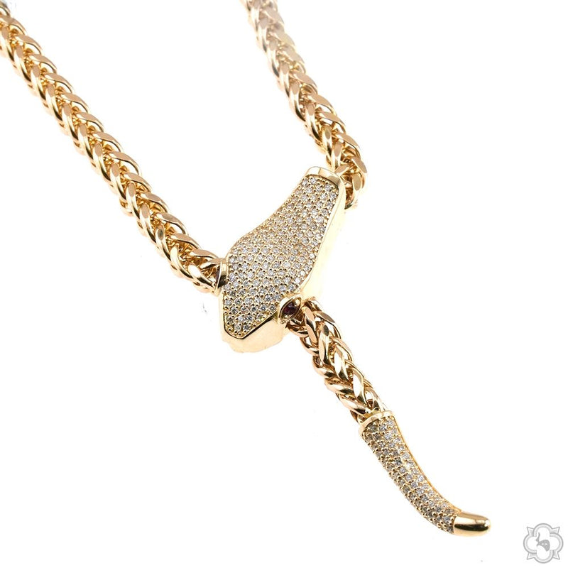 Adjustable Diamond Snake Necklace 70550 - Image 3