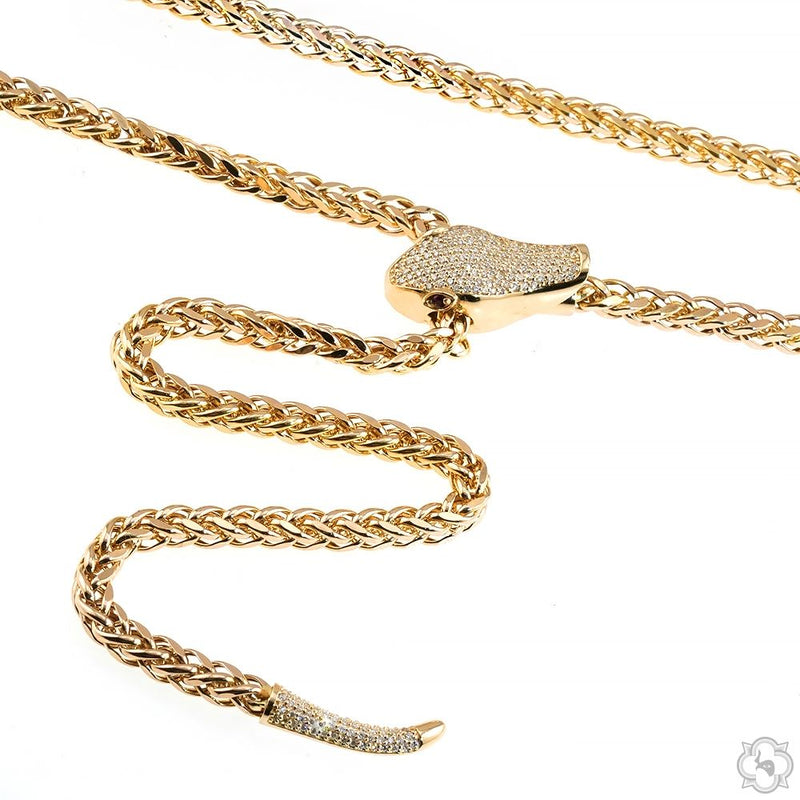Adjustable Diamond Snake Necklace 70550 - Image 5