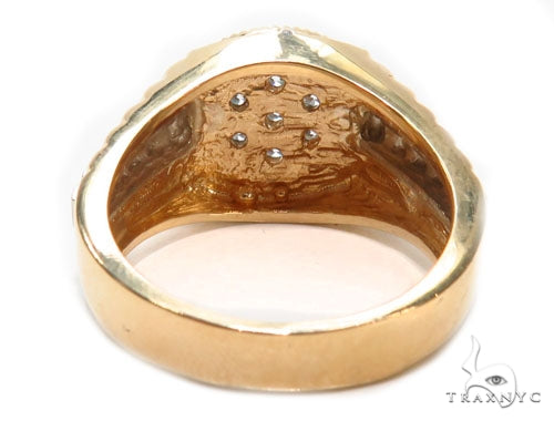 18K Gold Diamond Timepiece Ring, photo 5 of 7