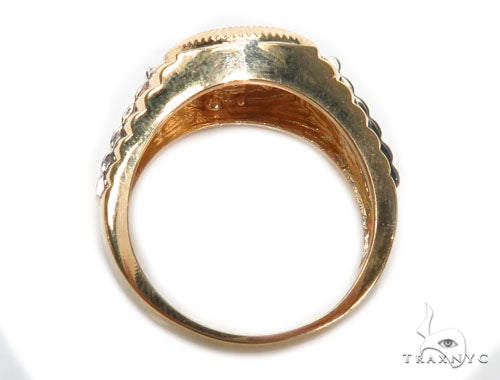 18K Gold Diamond Timepiece Ring, photo 6 of 7