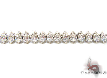 14K Solid Gold Arctic Iced Chain 32 Inches 4mm, photo 4 of 11