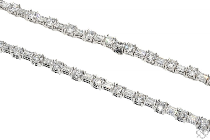 Baguette Beam Necklace 70687 - Image 2