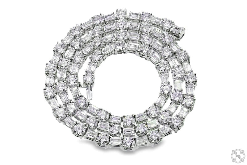 Baguette Beam Necklace 70687 - Image 3