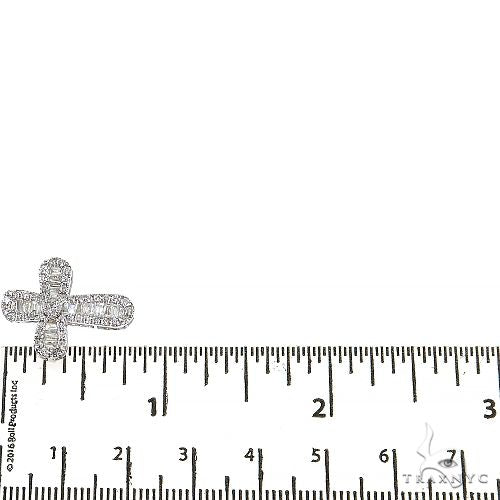 14K Gold Baguette Diamond Cross, photo 6 of 6