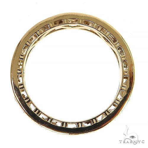 14K Gold Baguette Diamond Eternity Wedding Band, photo 4 of 5