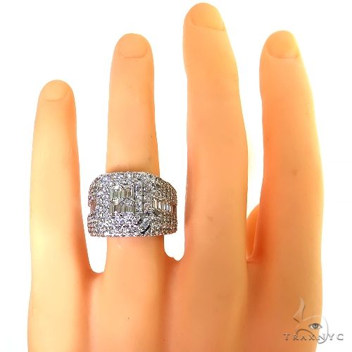 14K Gold Baguette Diamond Ring, photo 6 of 6