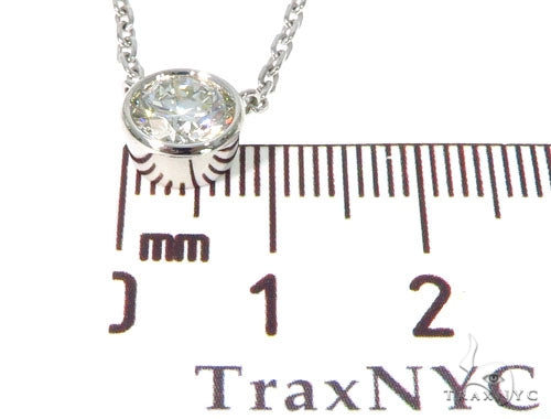 Bezel Diamond Necklace 45416 - Image 8