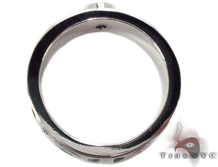 Bezel Diamond Platinum Ring, photo 6 of 7