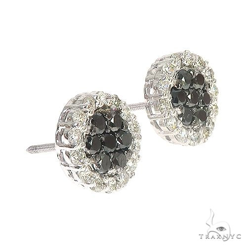 14K Gold Black Diamond Bundle Earrings, photo 3 of 4