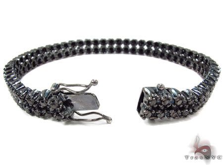 Black Diamond Prong Bracelet 30988 - Image 5