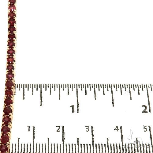 Blood Red Sapphire Tennis Chain 67289 - Image 5