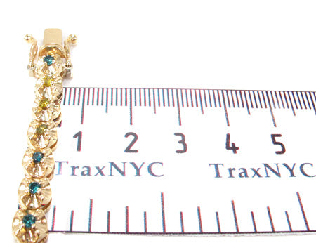 Canary and Blue Diamond Chain 54 Inches 5mm 28458 - Image 8