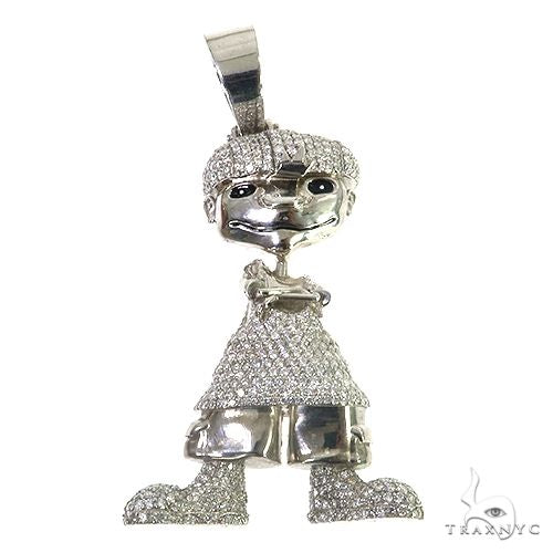Cartoon Rocket Power Diamond Pendant 68034 | TraxNYC