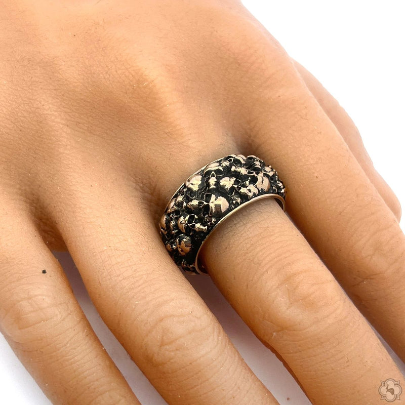 14K Gold Catacomb Band Ring, photo 6 of 7