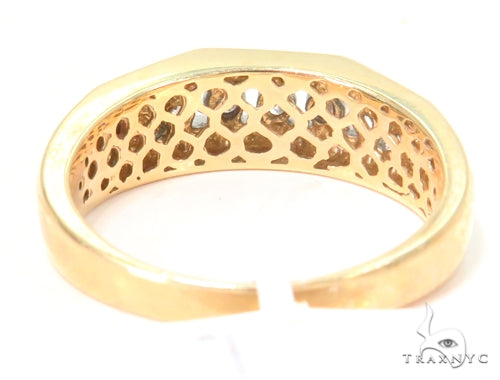 14K Gold Channel Diamond Band, photo 5 of 7