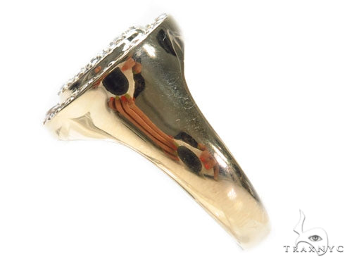 14K Gold Confucius Ring 2, photo 4 of 7
