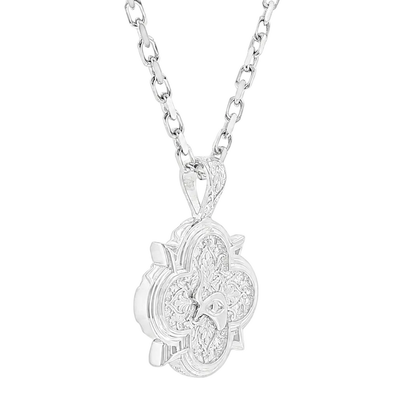 SOLD OUT (Limited Edition Trax Logo & Anchor Cable Chain Set) in .925 sterling silver, view 3