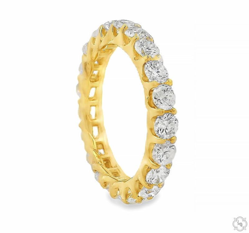 14K Gold Classic Lab-Grown Diamond Eternity Band, photo 2 of 5