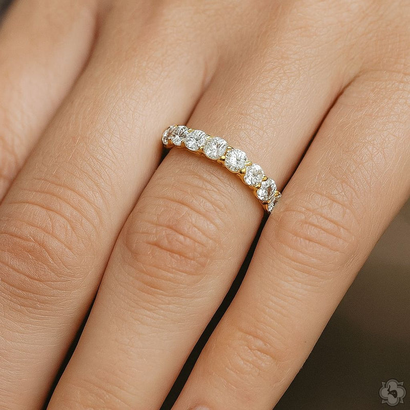 14K Gold Classic Lab-Grown Diamond Eternity Band, photo 5 of 5