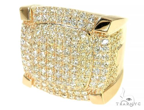 14K Gold Corner Pedestal Ring, photo 6 of 10