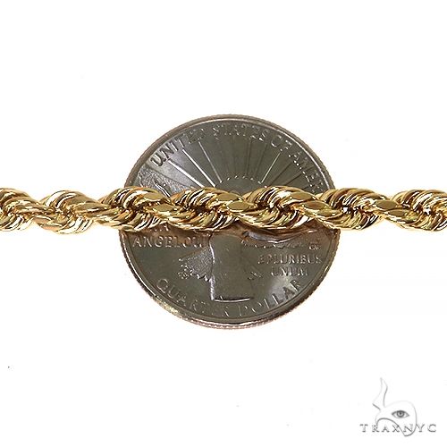 14K Gold Cuban Link Diamond Cross Set, photo 7 of 8