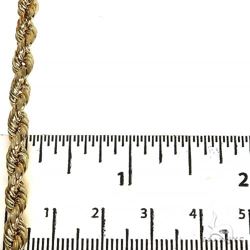 14K Gold Cuban Link Diamond Cross Set, photo 8 of 8