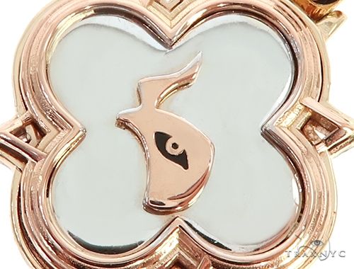 14K Gold Custom TraxNYC Mini Logo Pendant, photo 4 of 7