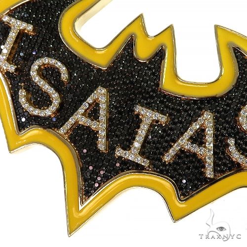Custom Batman Logo Name Pendant 68256 - Image 3