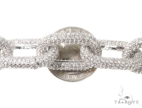 Custom Cable Link Diamond Chain with a Hidden Lock 64511 - Image 3
