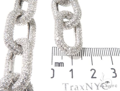 Custom Cable Link Diamond Chain with a Hidden Lock 64511 - Image 8