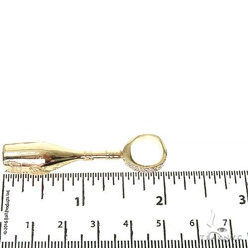14K Gold Custom Champagne Bottle, photo 5 of 5