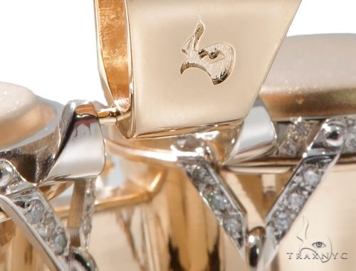 Custom Diamond Bongo Drums Pendant 64488 - Image 8