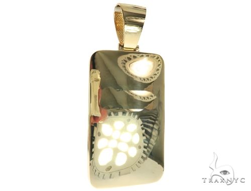 14K Gold Custom Diamond Pendant - Paid In Full, photo 5 of 8