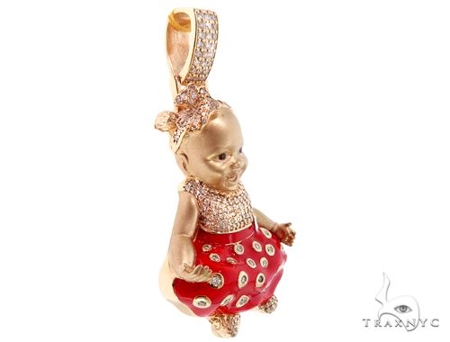 Custom Diamond Pendant 64794 - Image 2