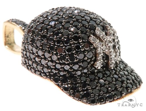 Custom Diamond Pendant Baseball Cap 64023 | TraxNYC display picture 1