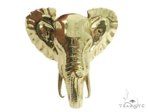 14K Gold Custom Elephant Ring, photo 5 of 11