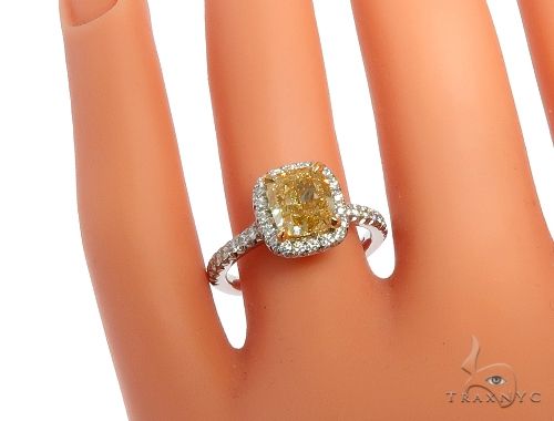 Custom Halo Diamond Engagement Ring 64487 - Image 9