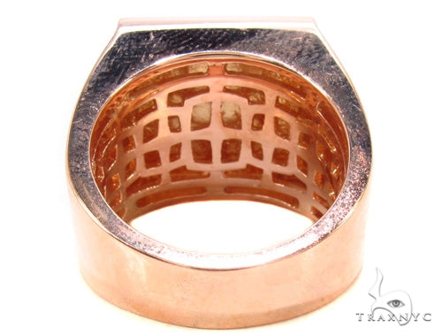 14K Gold Custom L Initial Enamel Ring, photo 5 of 6