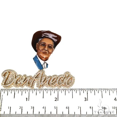 Custom Made 3D DonAnecio Diamond Name Pendant 67804 - Image 5