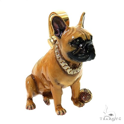 Custom Made 3D French Bulldog Pendant 67600 - Image 2