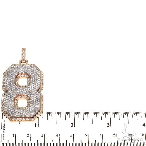 Custom Made '8' Diamond Pendant 67616 - Image 5