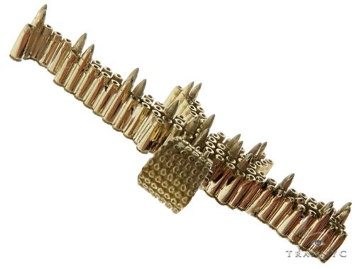 14K Gold Custom Made AK-47 Assault Rifle Pendant, photo 3 of 8