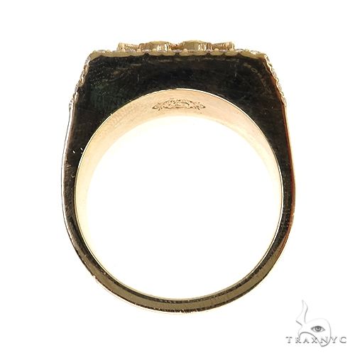 14K Gold Custom Made Albanian Diamond Ring, photo 6 of 7