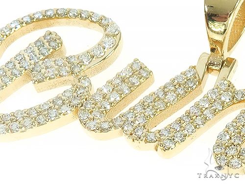 Custom Made BUNKY Diamond Name Pendant 65799 - Image 4