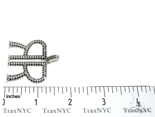 Custom Made Back to Back Mirror 'R' Pendant 65529 - Image 7