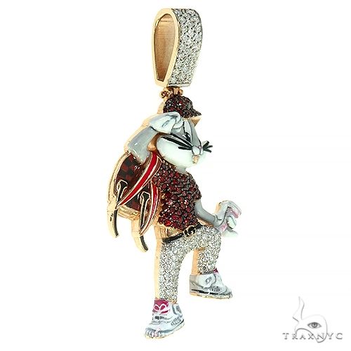 Custom Made Bugs Bunny Diamond Pendant 66386 - Image 2