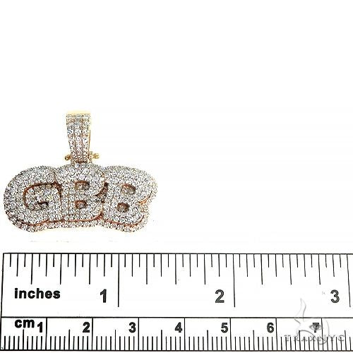 Custom Made 'CBB' Diamond Pendant 66705 - Image 4