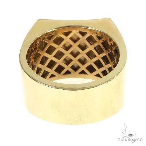 14K Gold Custom Made Cadillac Diamond Ring, photo 4 of 6
