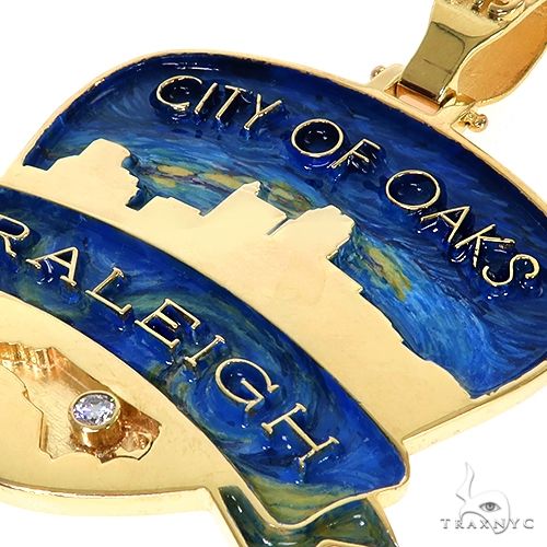 Custom Made City of Oaks Raleigh Pendant 67508 - Image 3